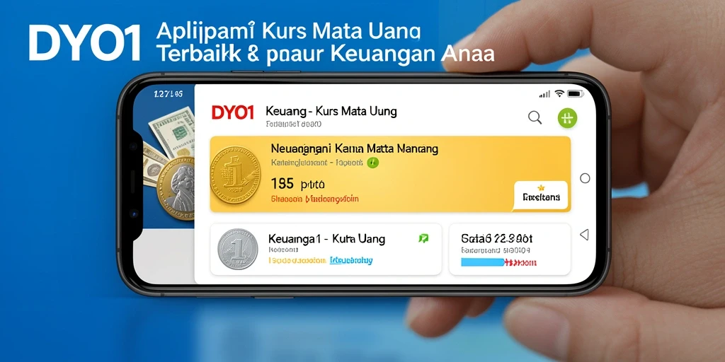 Antarmuka DYO1 menampilkan grafik nilai tukar yang informatif.