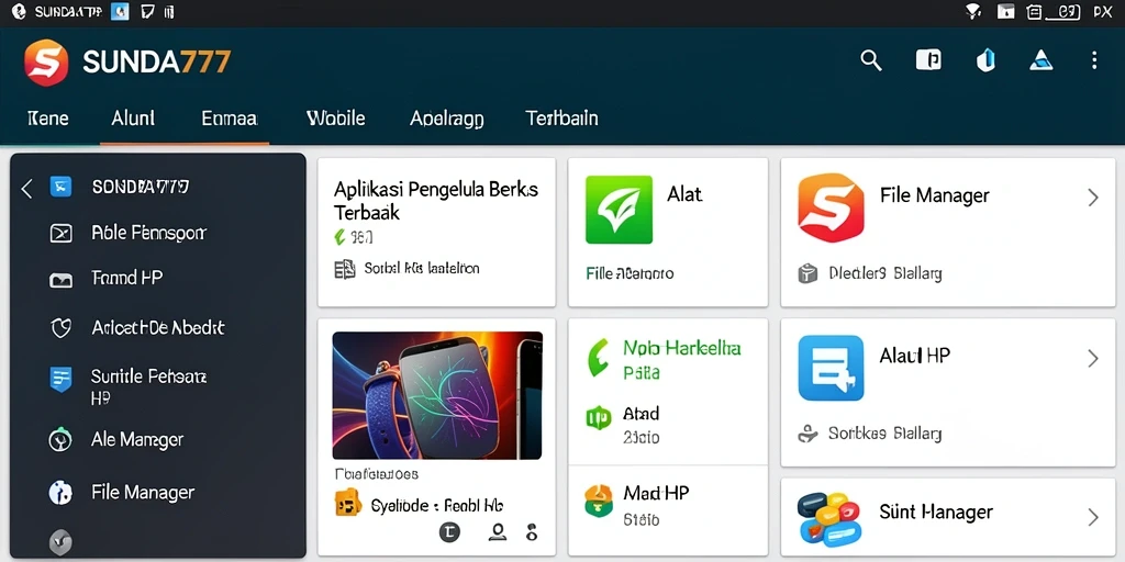 Tampilan antarmuka SUNDA777 yang bersih dan fungsional untuk pengelolaan file.